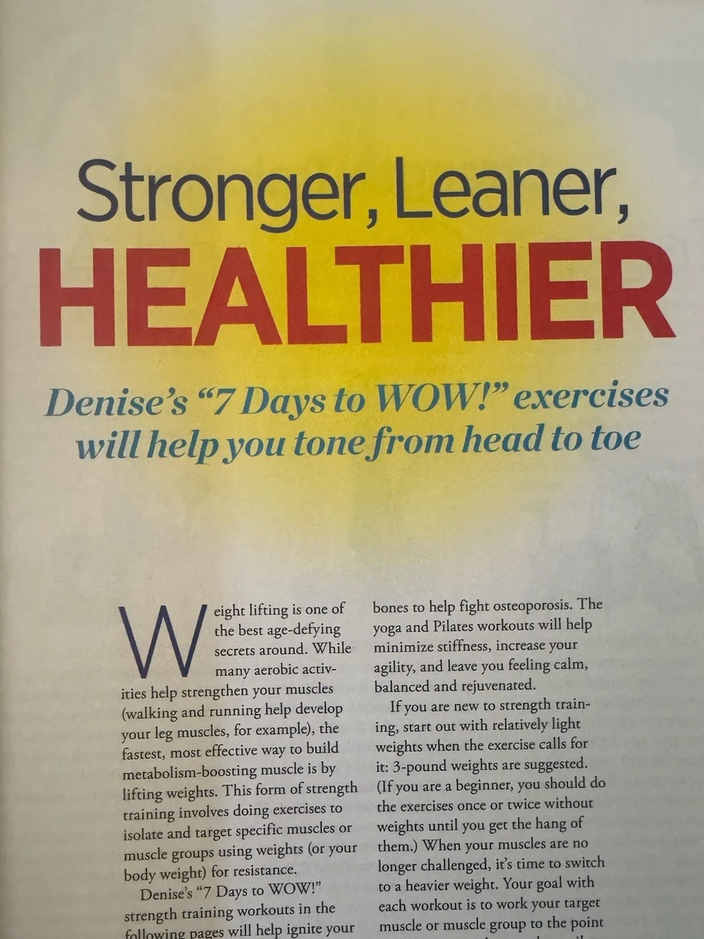 Fit Over 50 Spring 2024 Edition: Denise Austin Workout Plan, Meal Prep & Healthy